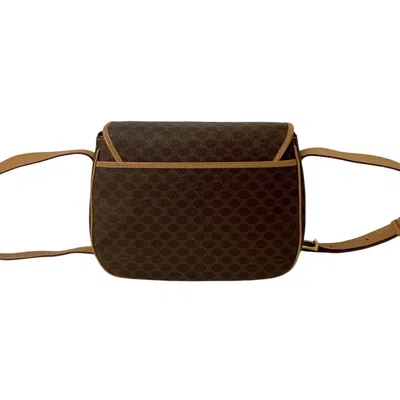 Pre-owned Celine Brown Leather Pvc Pochette Shoulder Bag ()
