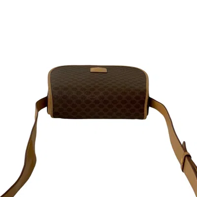 Pre-owned Celine Brown Leather Pvc Pochette Shoulder Bag ()