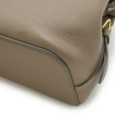 Pre-owned Celine Grayish Leather Handbag Shoulder Bag ()