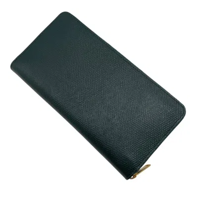 Pre-owned Celine Green Leather Long Wallet (bi-fold) ()