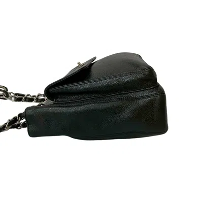 Pre-owned Chanel Black Grained Calfskin Shoulder Bag Tote Bag ()