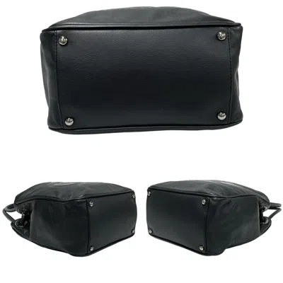 Pre-owned Chanel Black Leather Tote Bag ()