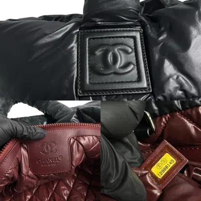 Pre-owned Chanel Black Nylon Handbag Tote Bag ()