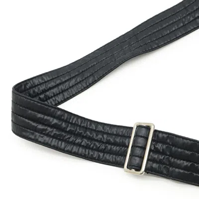 Pre-owned Chanel Black Nylon Leather Shoulder Bag ()