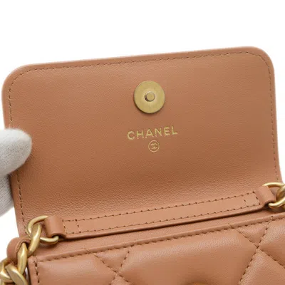Pre-owned Chanel Brown Leather Shoulder Bag ()