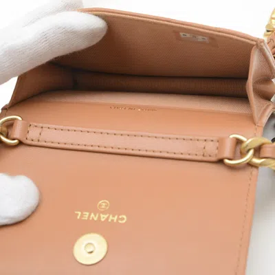Pre-owned Chanel Brown Leather Shoulder Bag ()