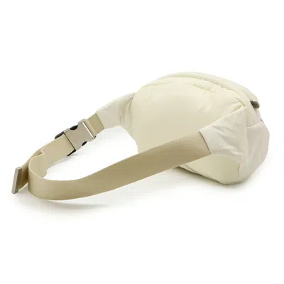 Pre-owned Chanel Pink White Nylon Fanny Pack Pouch Sling Bag ()