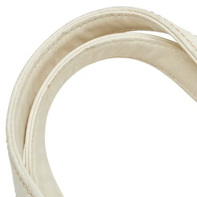 Pre-owned Chanel White Leather Tote Bag ()