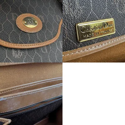 Pre-owned Dior Christian  Brown Pvc Leather Shoulder Bag ()