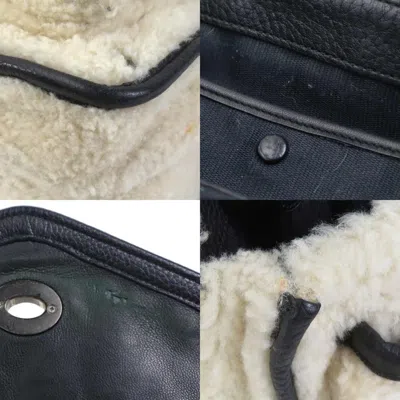 Pre-owned Coach Black Ivory Leather Shoulder Bag ()