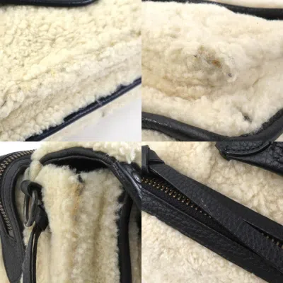 Pre-owned Coach Black Ivory Leather Shoulder Bag ()