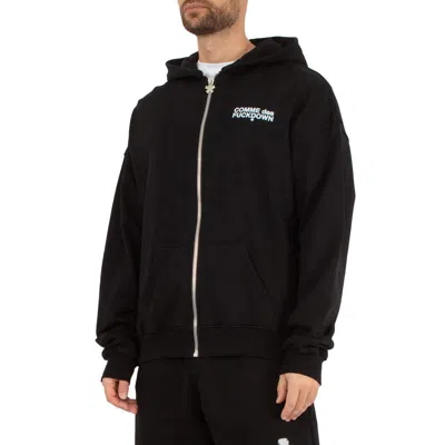 Comme Des Fuckdown Black Cotton Sweater In Black