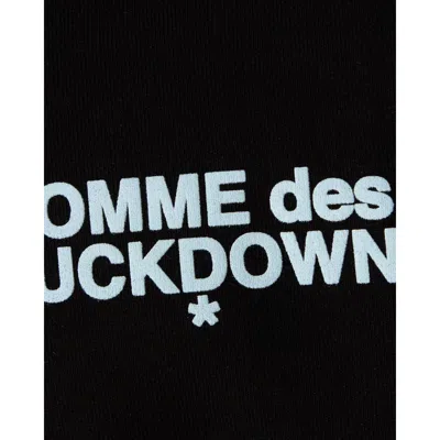 Comme Des Fuckdown Black Cotton Sweater In Black