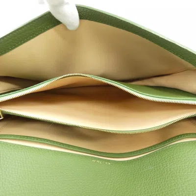 Pre-owned Delvaux Green Handbag Shoulder Bag ()