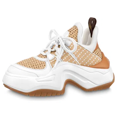 Pre-owned Louis Vuitton (wmns)  Archlight 2.0 Platform Sneakers 'orange' In Multi