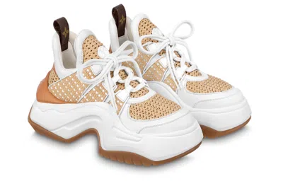 Pre-owned Louis Vuitton (wmns)  Archlight 2.0 Platform Sneakers 'orange' In Multi