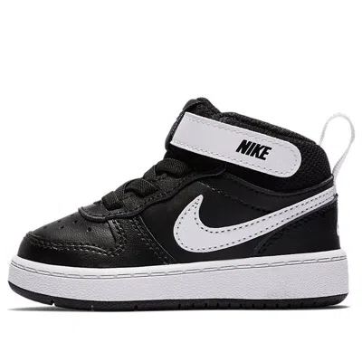 Nike (td)  Court Borough Mid 2 'black White'
