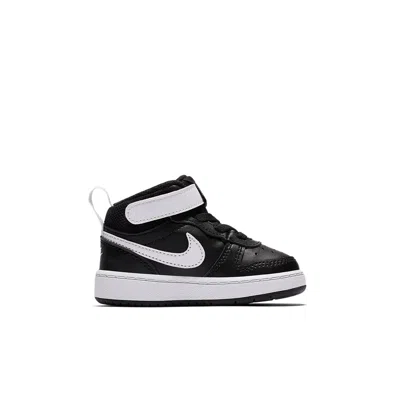 Nike (td)  Court Borough Mid 2 'black White'
