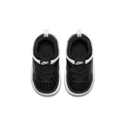 Nike (td)  Court Borough Mid 2 'black White'