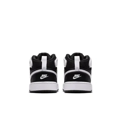 Nike (td)  Court Borough Mid 2 'black White'