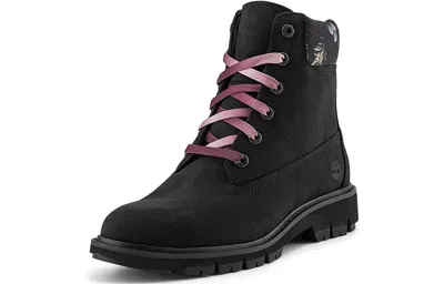 Timberland (wmns)  Lucia Way 6 Inch Charm Waterproof Boot 'black Nubuck' In Multi