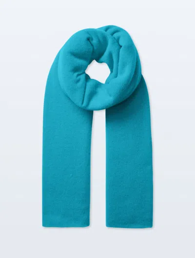 White & Warren Cashmere Travel Wrap In Turquoise Sea In Green