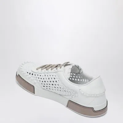Dolce & Gabbana Men Mesh Panel Sneakers In White