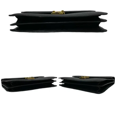 Pre-owned Fendi Black Leather Handbag Shoulder Bag ()