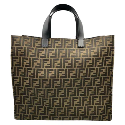 Pre-owned Fendi Brown Canvas Tote Bag ()