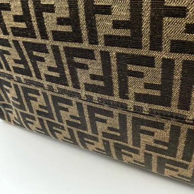Pre-owned Fendi Brown Canvas Tote Bag ()