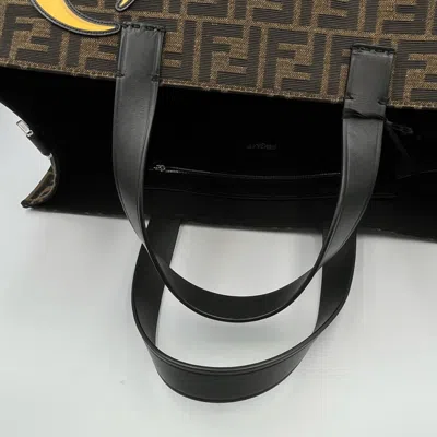 Pre-owned Fendi Brown Canvas Tote Bag ()