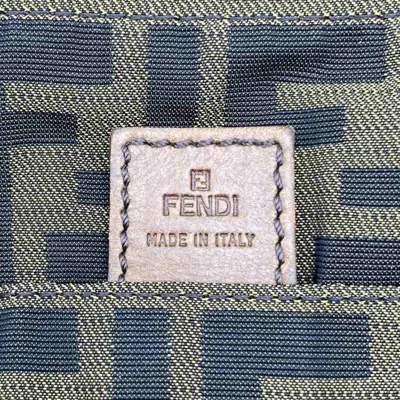 Pre-owned Fendi Brown Nylon Canvas Fanny Pack Shoulder Bag ()