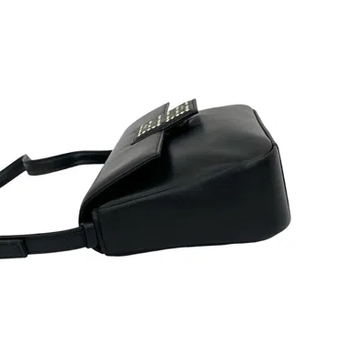 Pre-owned Givenchy Black Leather Pochette Shoulder Bag ()