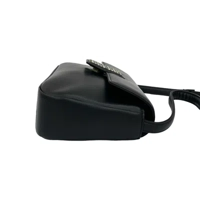 Pre-owned Givenchy Black Leather Pochette Shoulder Bag ()