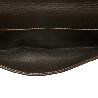 Pre-owned Gucci Beige Brown Gg Canvas Leather Wallet (bi-fold) () In Multi