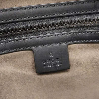 Pre-owned Gucci Black Brown Pvc Backpack ()