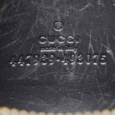 Pre-owned Gucci Black Leather Coin Purse/coin Case ()