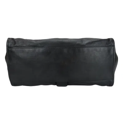 Pre-owned Gucci Black Leather Tote Bag ()