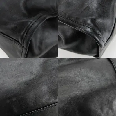 Pre-owned Gucci Black Leather Tote Bag ()