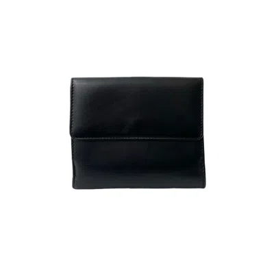 Pre-owned Gucci Black Leather Wallet (bi-fold) ()