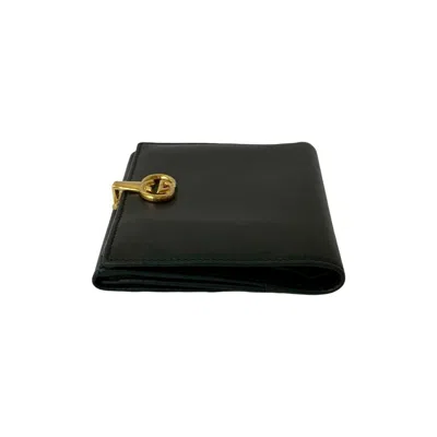 Pre-owned Gucci Black Leather Wallet (bi-fold) ()