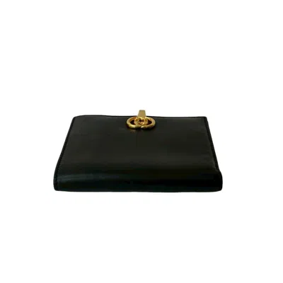 Pre-owned Gucci Black Leather Wallet (bi-fold) ()