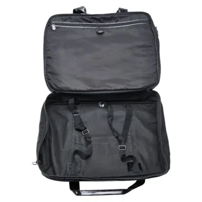 Pre-owned Gucci Black Nylon Leather Boston Bag Shoulder Bag ()