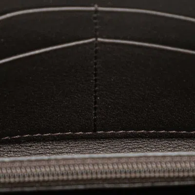 Pre-owned Gucci Brown Leather Long Wallet (bi-fold) ()