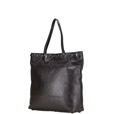 Pre-owned Gucci Brown Leather Shoulder Bag Tote Bag ()