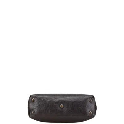 Pre-owned Gucci Brown Leather Shoulder Bag Tote Bag ()