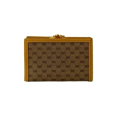 Pre-owned Gucci Brown Leather Wallet (bi-fold) ()