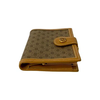 Pre-owned Gucci Brown Leather Wallet (bi-fold) ()