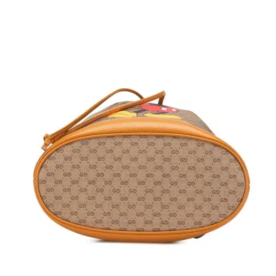 Pre-owned Gucci Brown Pvc Leather Shoulder Bag ()
