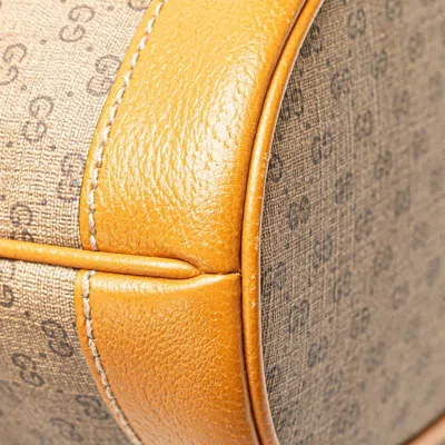 Pre-owned Gucci Brown Pvc Leather Shoulder Bag ()